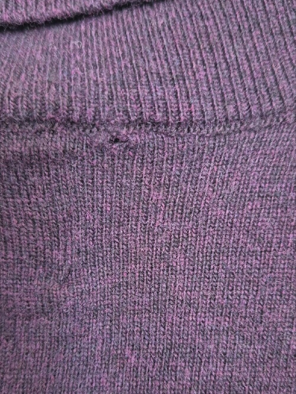 Purple Turtleneck Sweater - Women's Cozy Knit - Picture 6 of 6